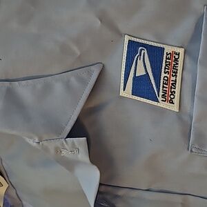 2- 2x Long postal blue shirts